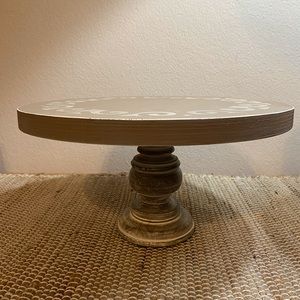 Wood Riser, Wood Tray, Pedestal Tray BRAND NEW - Never Used